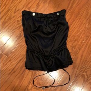 White House black market strapless top